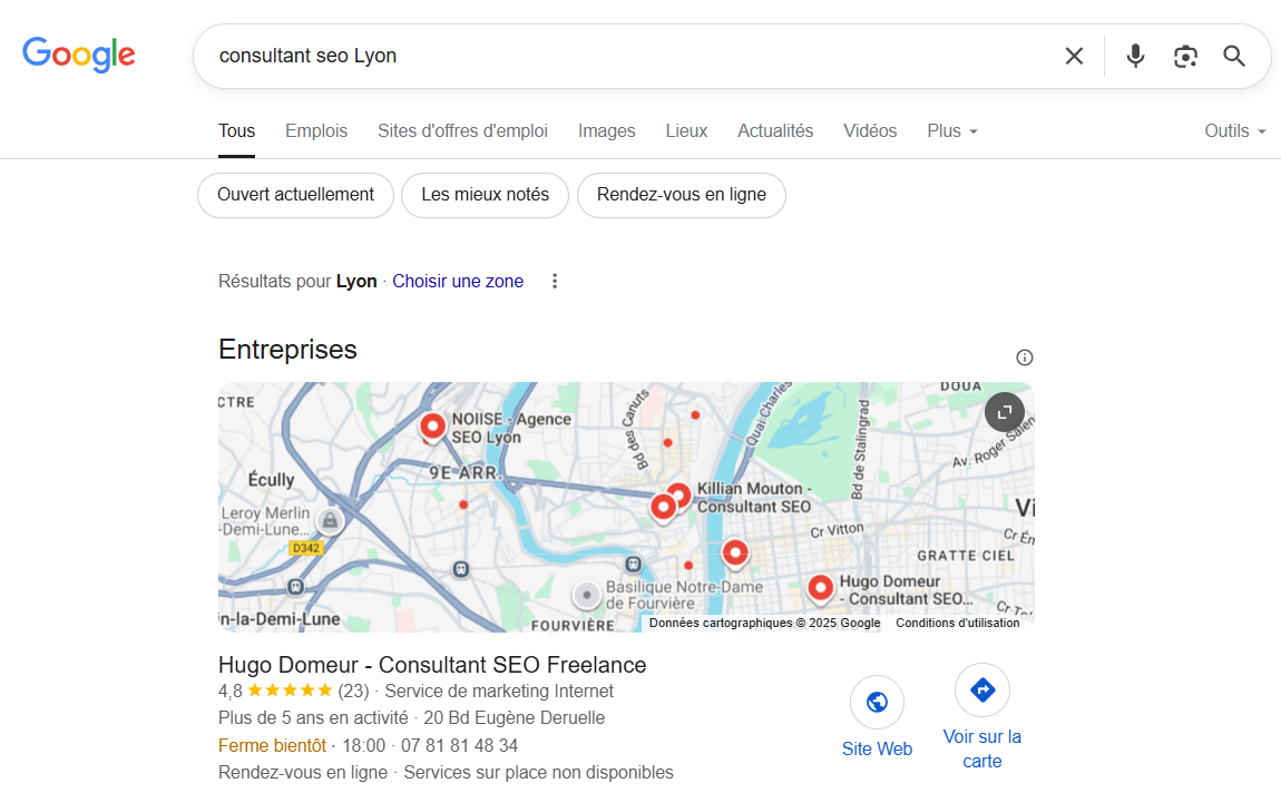 Consultant SEO : Qui choisir pour sa prestation sur Lyon ?